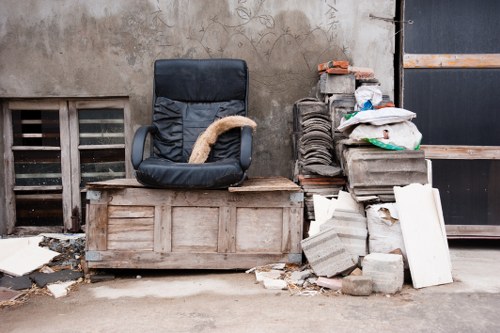 Recycling and donation during flat clearance in Kentish Town